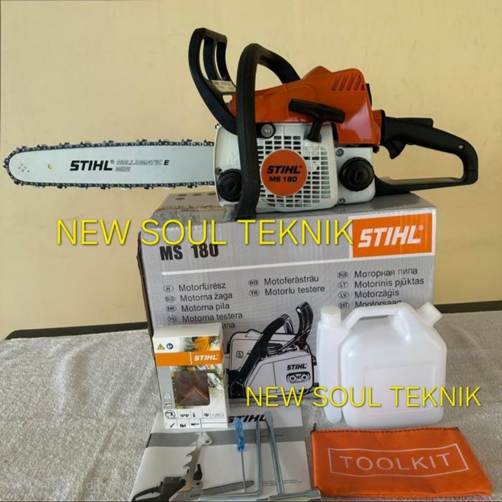 Jual MESIN CHAINSAW MS 180 BAR 16 INCH STIHL ORIGINAL | Shopee Indonesia