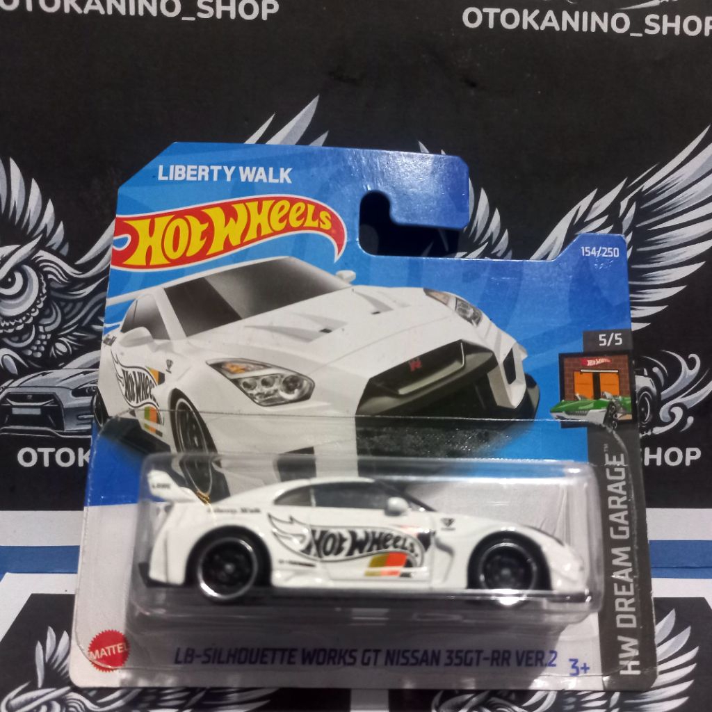 Jual Hot Wheels Nissan GT-R R35 LBWK Putih Short Card | Shopee Indonesia