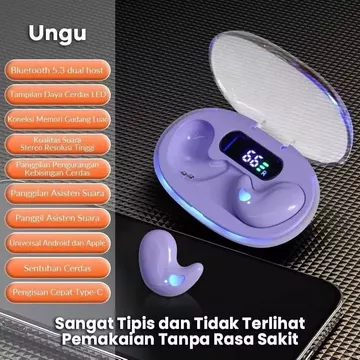X55 TWS Wireless Earphone Bone Conduction Clip On Bluetooth 5.3 Headset TWS