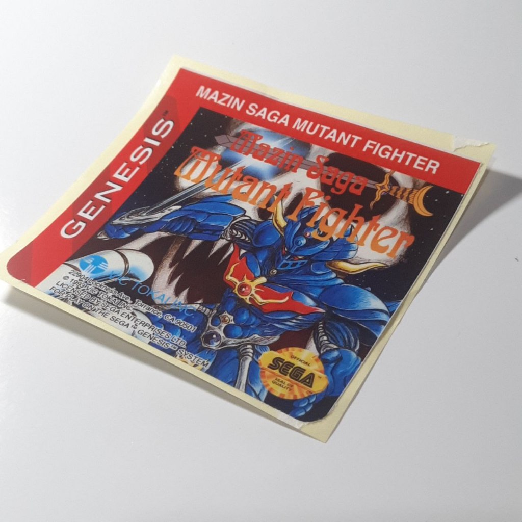 Jual Kaset Sega Mega Drive 16 Bit Mazin Saga Game Label Normal Judul ...