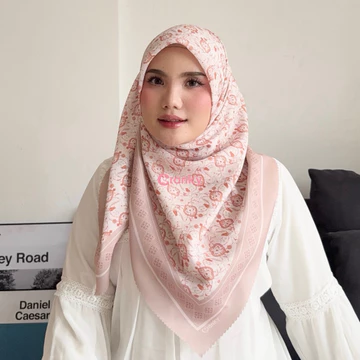 CRANKYPICKS LIMITED 115x115 Hijab Voal Motif Sublim Kerudung Square Printing Voal Hijab