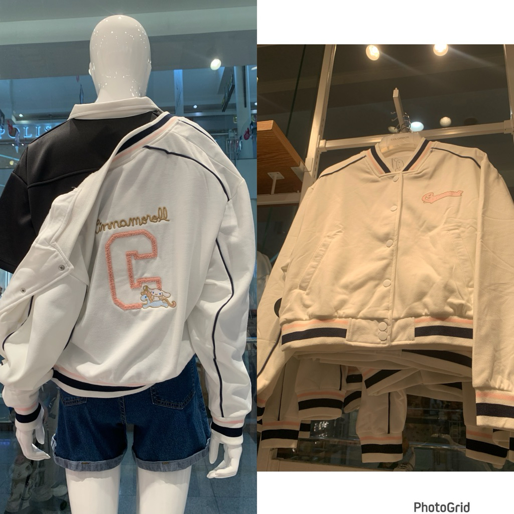 Jual jaket luaran bomber colorbox blazer crop korean grey hitam