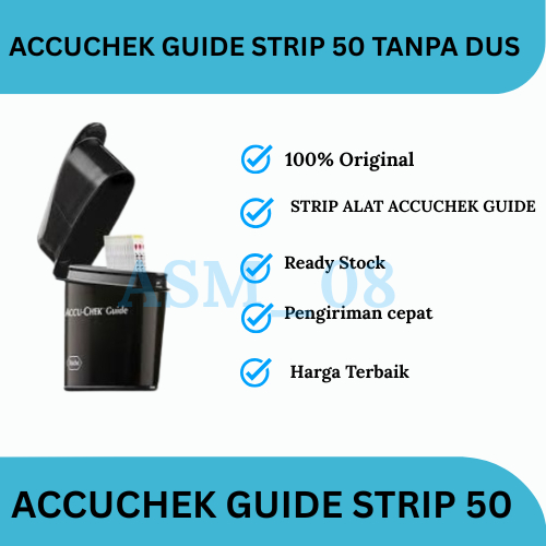 Jual ACCU CHEK GUIDE STRIP 50 PCS ( Tanpa Dus ) | Shopee Indonesia