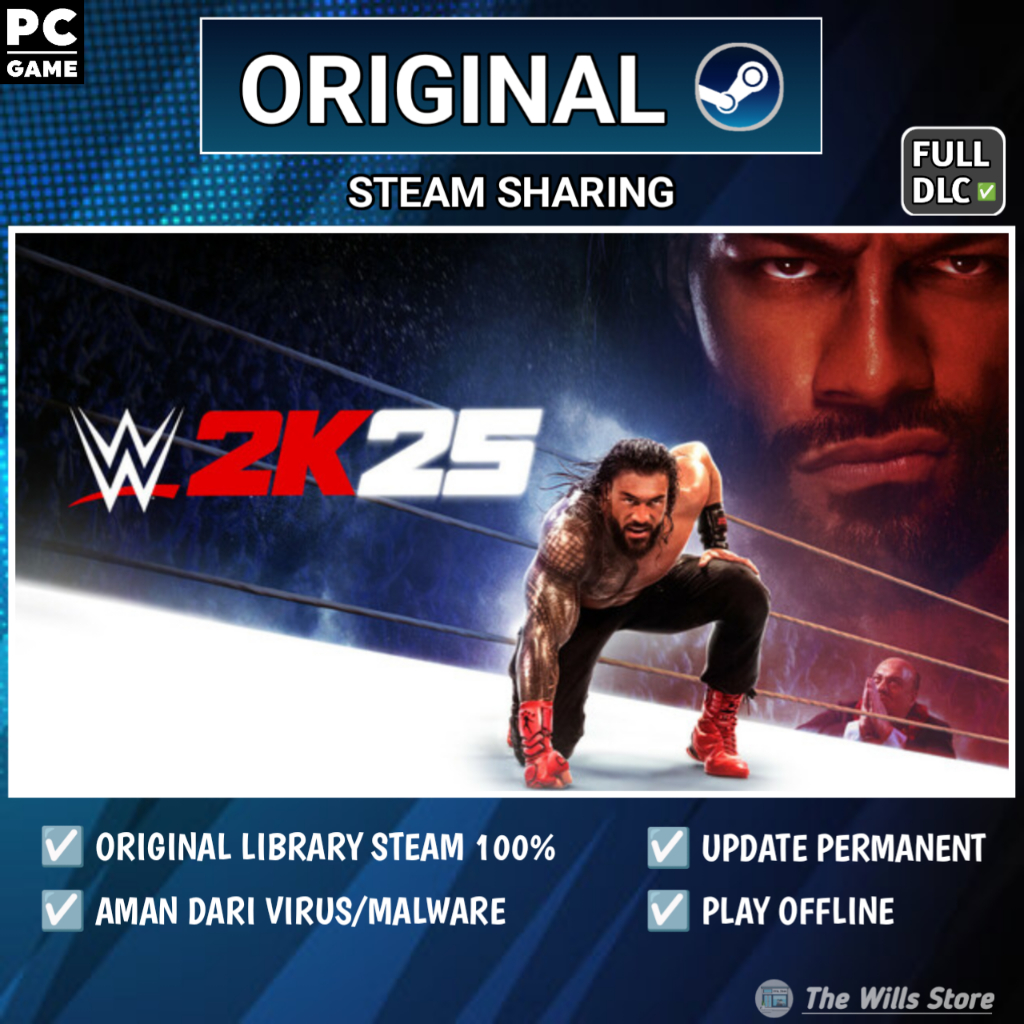 Jual WWE 2K25 The Bloodline Edition + Full DLC | GAME PC SHARING ...
