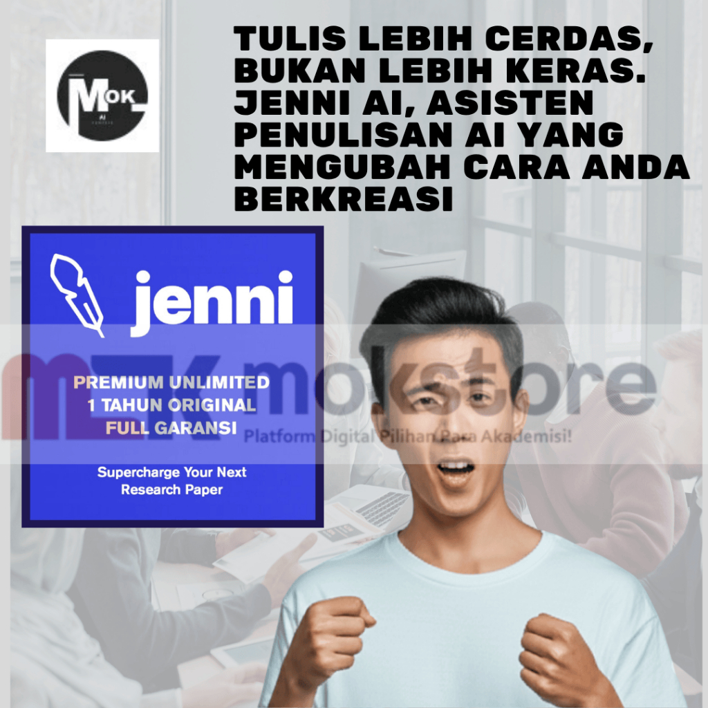 Jenni AI Premium Unlimited 1 Tahun Full Garansi