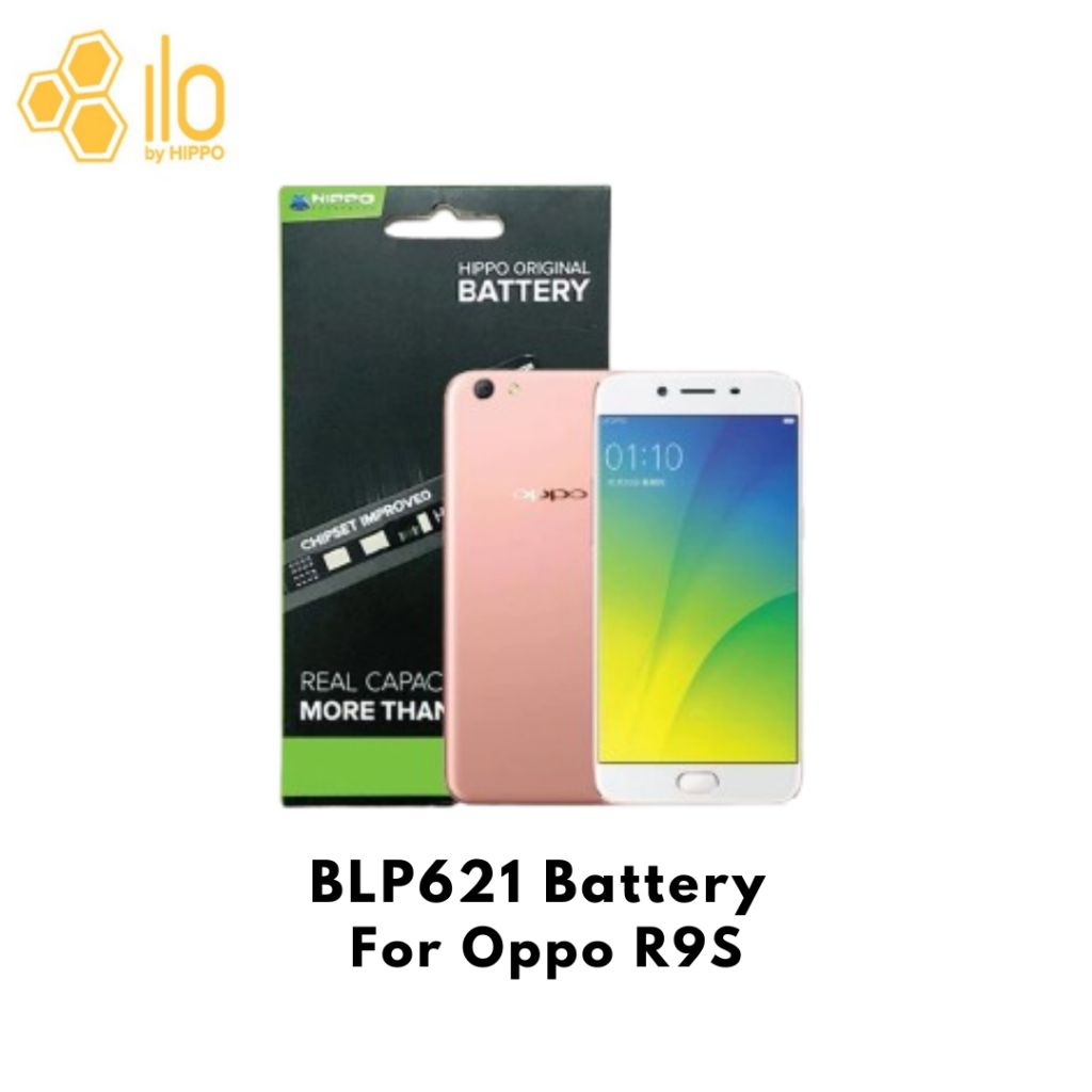 Jual Hippo Baterai OPPO BLP-621 OPPO R9S 3010mAh Battery Batere Batrai ...