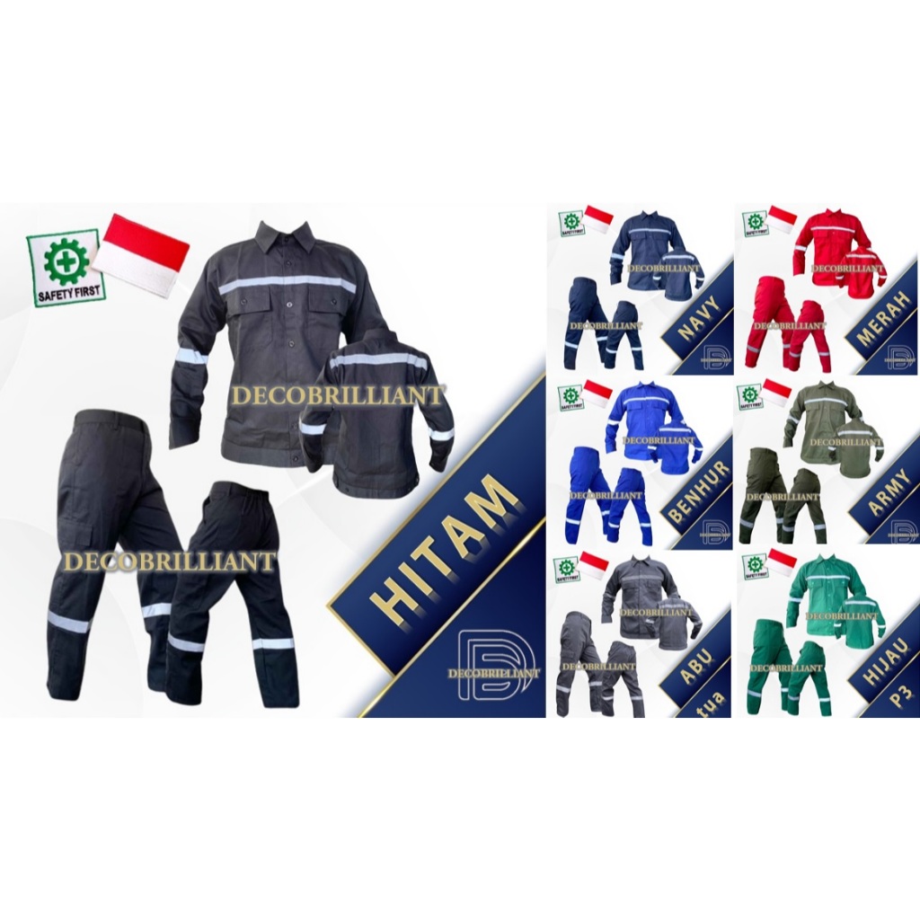 Jual Setelan Wearpack Safety JUMBO / Seragam Proyek Wearpack JUMBO ...