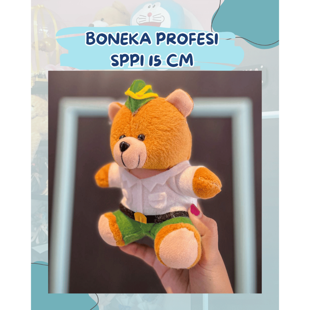 Jual BONKA Boneka Profesi SPPI 15 cm FREE Custom Name Tag dan Selepang ...