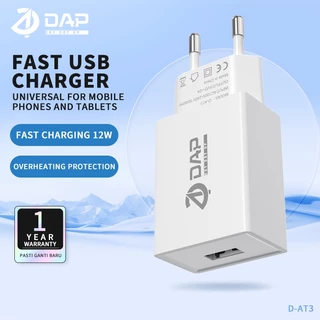 Charger Android D-AT3 - Fast Charging Usb Charger 2. A Garansi Resmi 1 Tahun – D-AT3 1 PCS