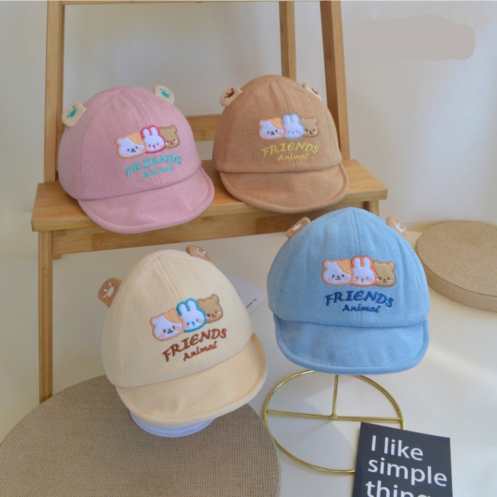 Jual (8 Bulan - 3 Tahun) Topi Cap Anak Karakter Friends Animal Premium ...