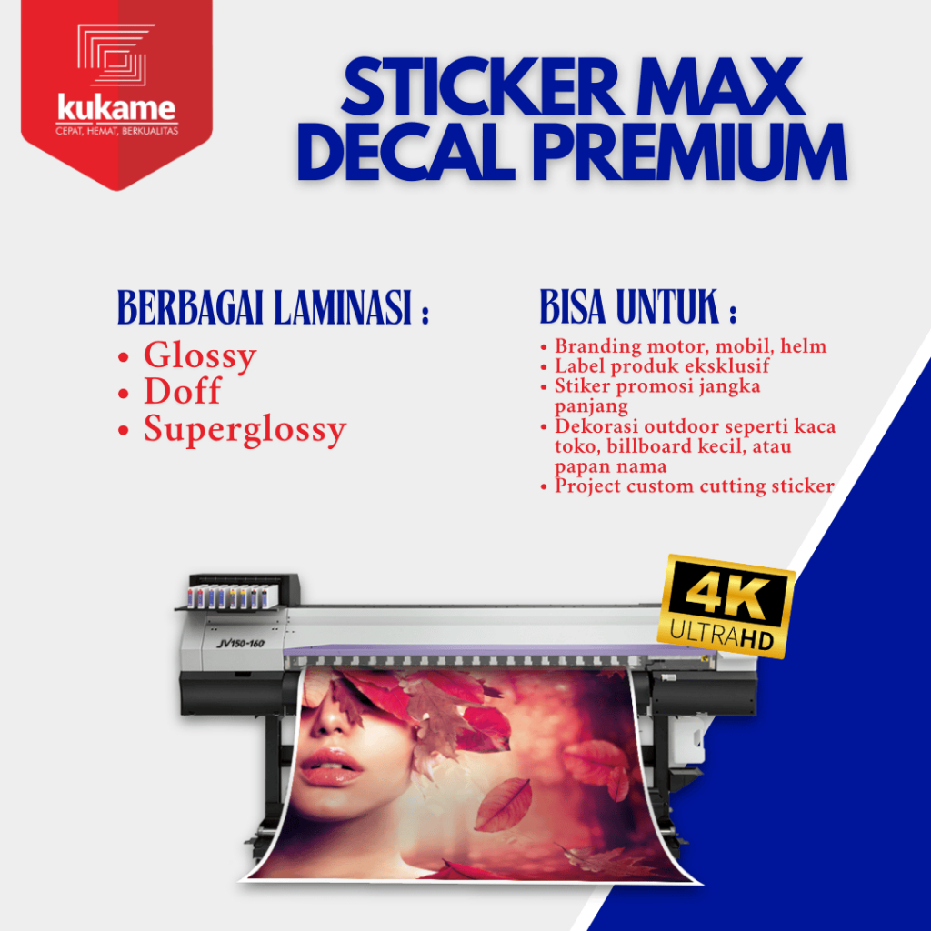 Jual Sticker Max Decal Premium | Sticker Branding | Sticker Meteran ...