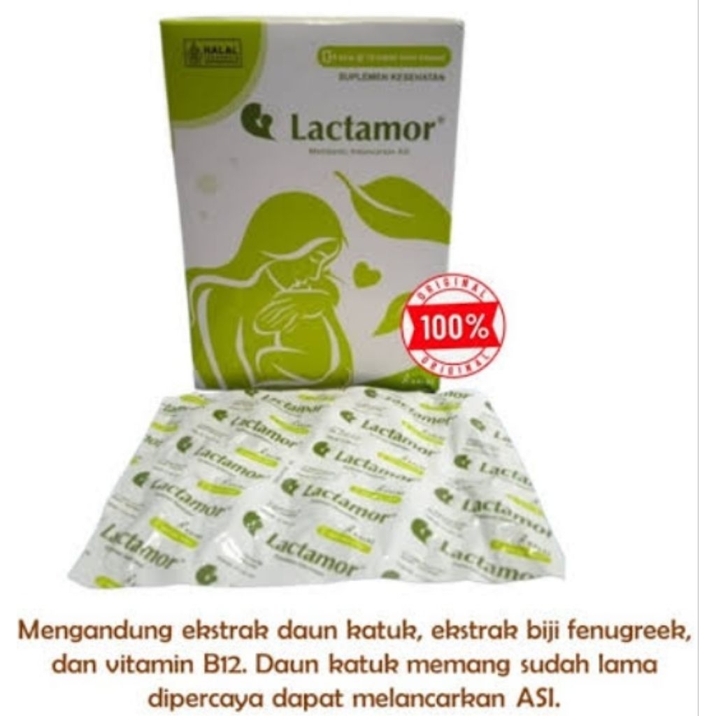 Jual Lactamor Pelancar Asi isi 60 Kaplet (ED : 04/2027) | Shopee Indonesia