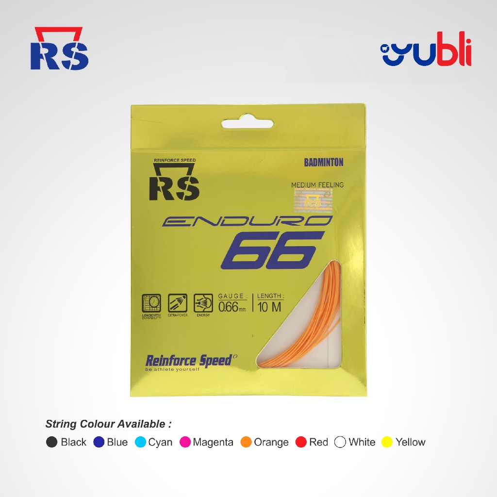 Jual YuBli | SENAR RAKET BADMINTON RS ENDURO 66 | ORIGINAL 100% ...