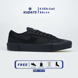 Klidays Sepatu Unisex Hitam Casual Original Keren