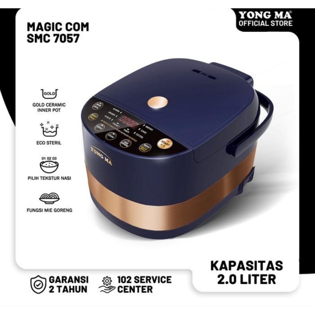 Jual YONGMA MAGIC COM DIGITAL RICE COOKER DIGITAL 2L SMC7057 | Shopee ...