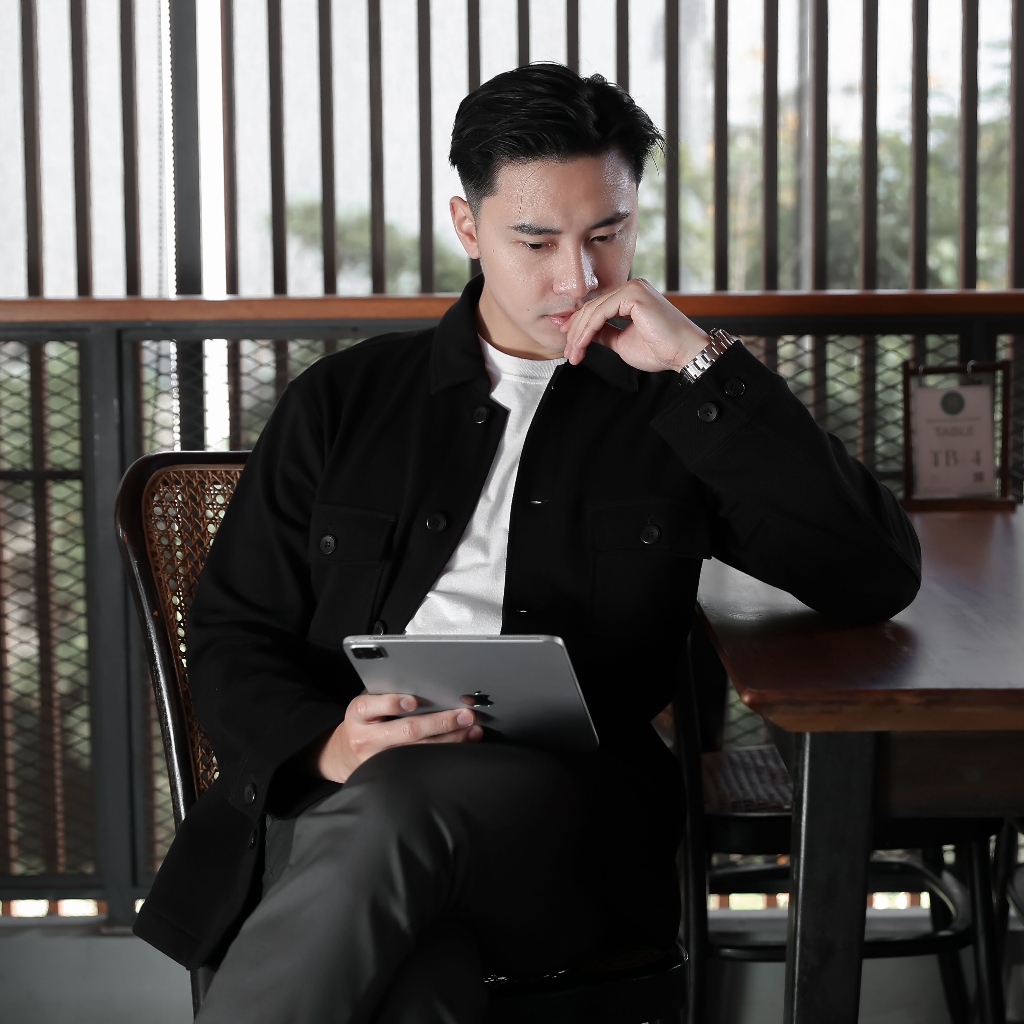 Jual Delibra Work Jaket Pria Ryu Black | Shopee Indonesia
