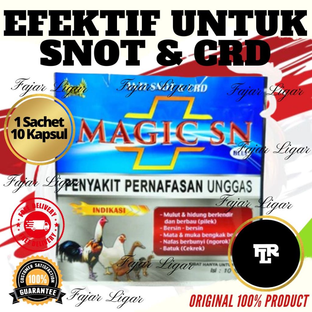 Jual Magic SN Blue 1 SACHET isi 10 Butir - Obat Snot dan CRD Unggas ...