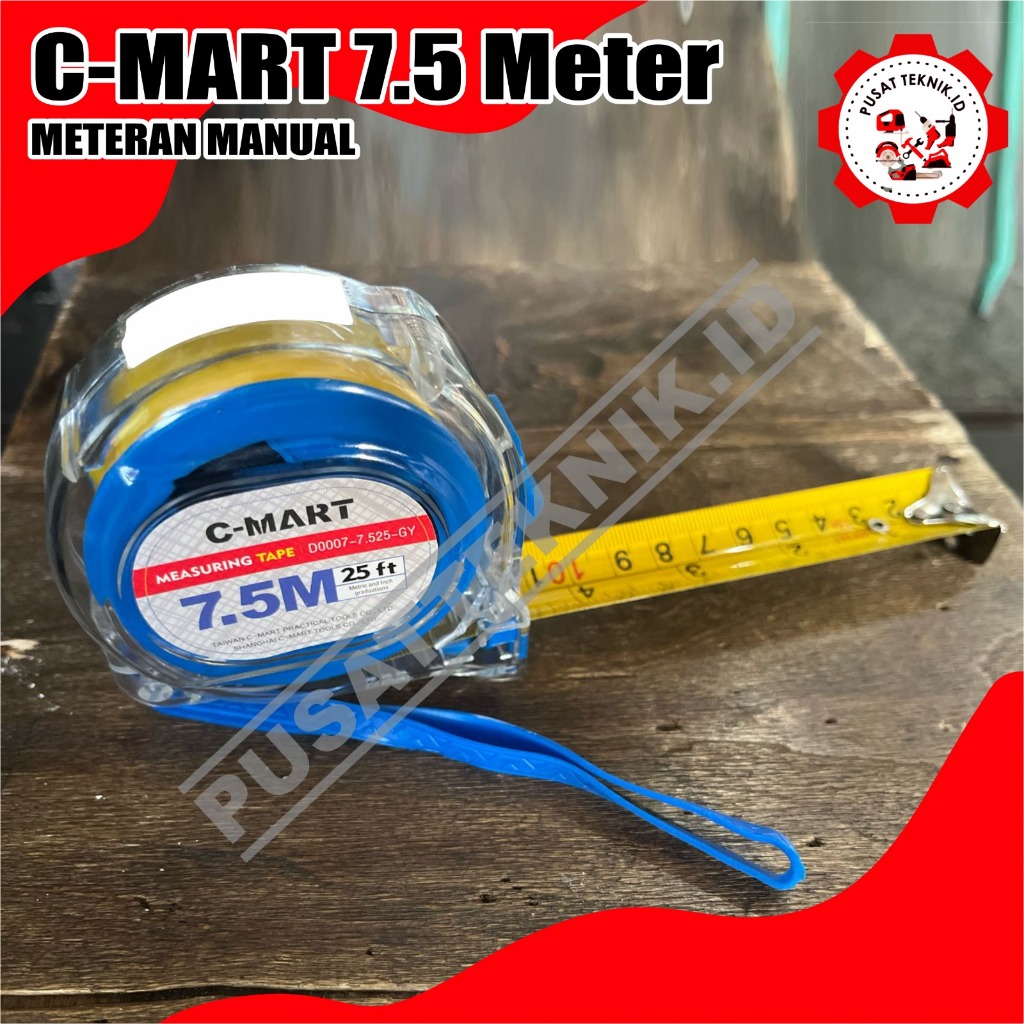 Jual C-MART MEASURING TAPE METERAN CMART TRANSPARAN ROLL METERAN C MART ...