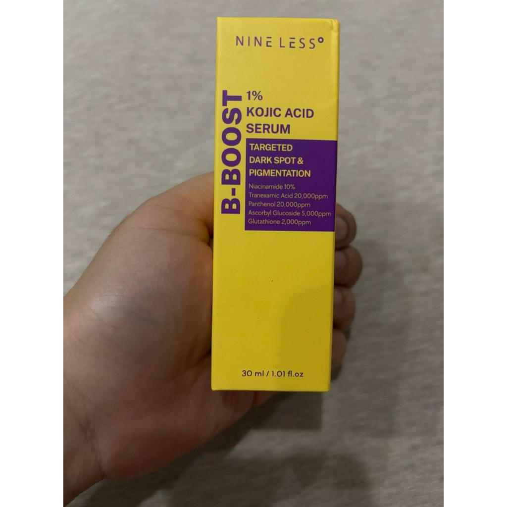 Jual (Ready Stock New) Nineless B Boost 1% Kojic Acid Serum 30ml ...