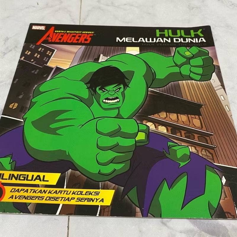 Jual Hulk superhero marvel avengers pahlawan super buku cerita anak ...