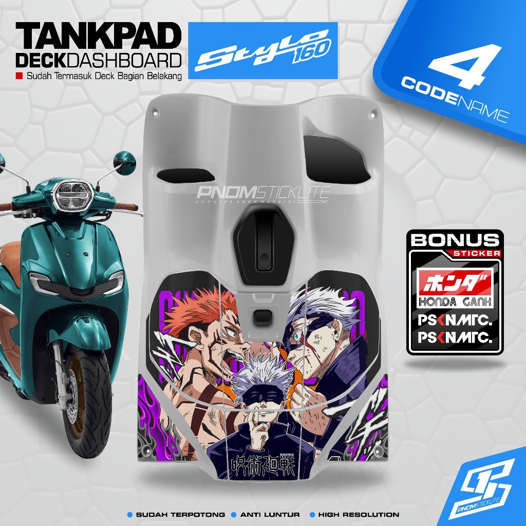 Jual Tankpad Stylo 160 Sticker Pelindung Dashboard Honda Stylo Stiker ...
