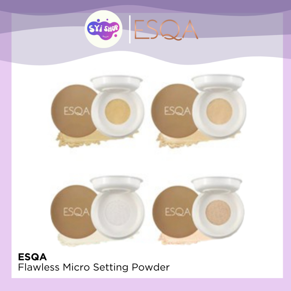 Jual ESQA Flawless Micro Setting Powder | Bedak Tabur Halus & Ringan ...