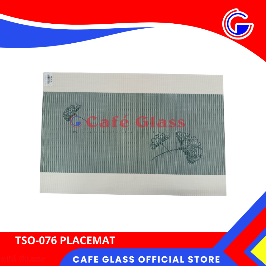 Placemat Anti Slip Untuk Piring / Alas Piring Meja Makan Aesthetic Motif Bunga