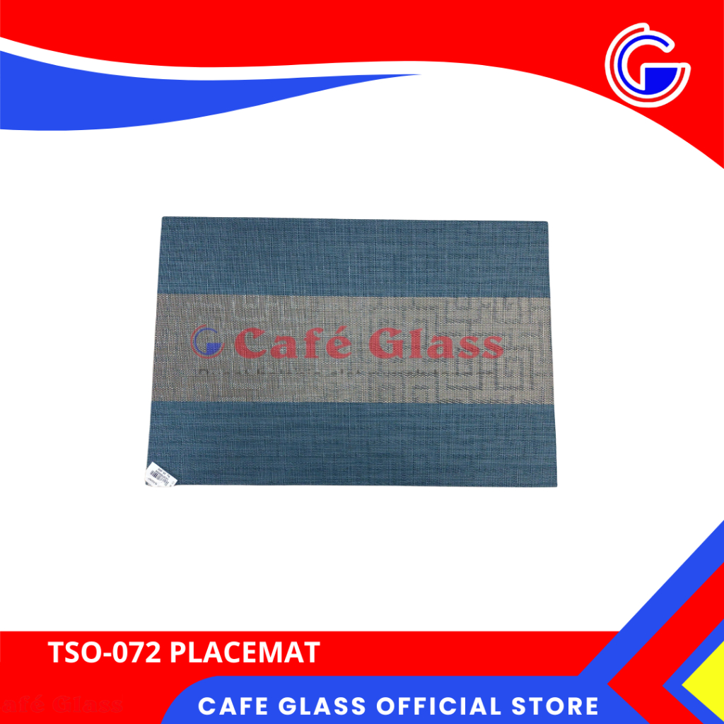 Placemat Anti Slip Untuk Piring / Alas Piring Meja Makan Aesthetic Motif Anyam Klasik
