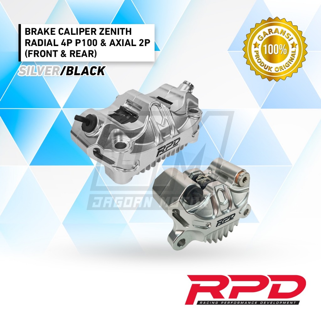 Jual Kaliper Rem RPD Zenith Radial 4P P100 & Axial 2P Brake Caliper ...