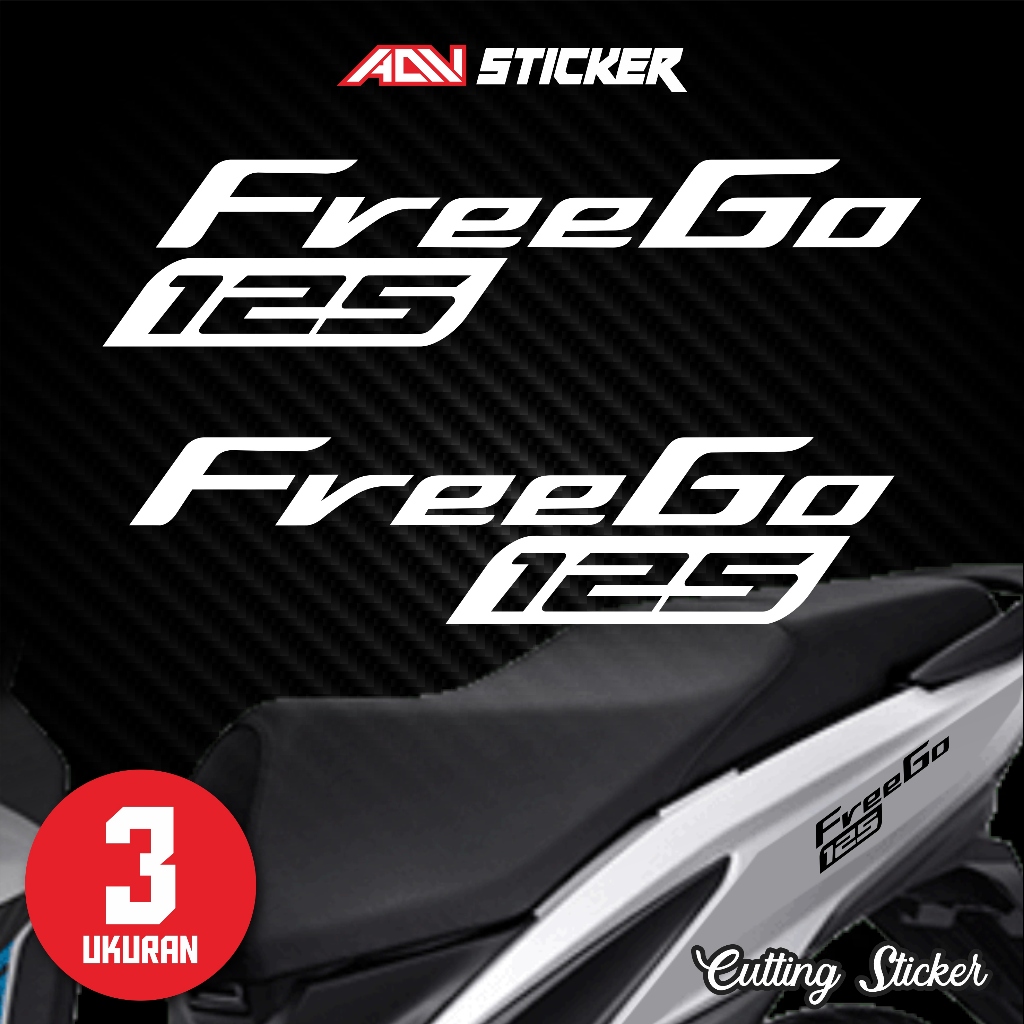Jual Sticker Cutting Logo YAMAHA FREEGO | Cutting Sticker Motor Premium ...