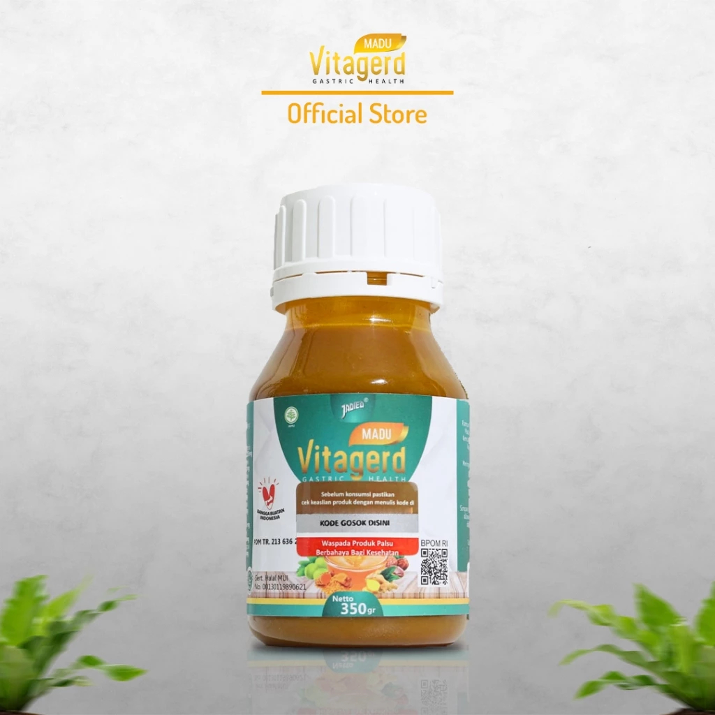 Jual VITAGERD Madu Gerd Lambung Original 1 Botol Herbal Maag | Shopee ...