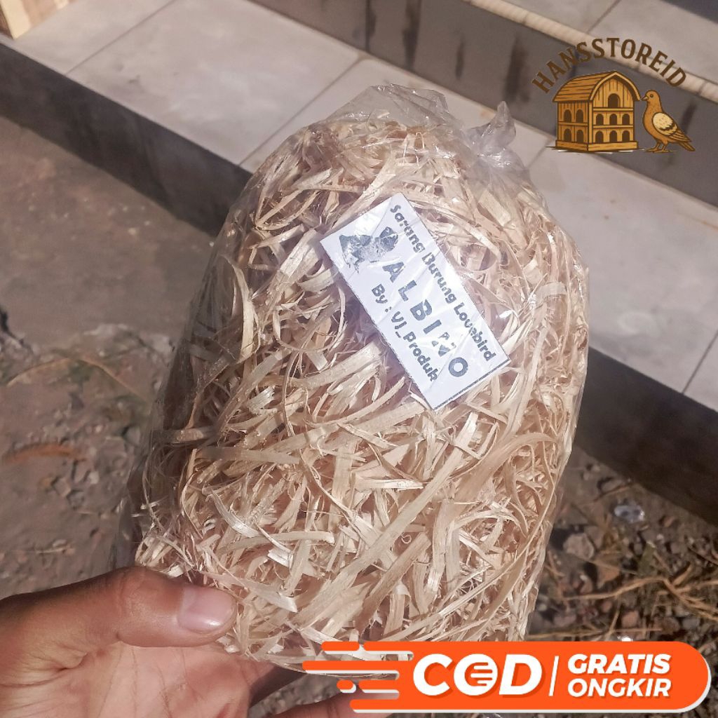 Jual SARANG BURUNG LOVEBIRD SUSUH BURUNG TEMPAT MENGERAM SERUTAN KAYU ...