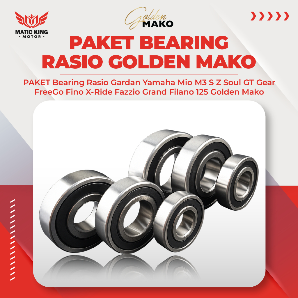 Jual Paket Bearing Laher Lahar Gigi Rasio Gardan Mio M3 S Z Soul GT ...