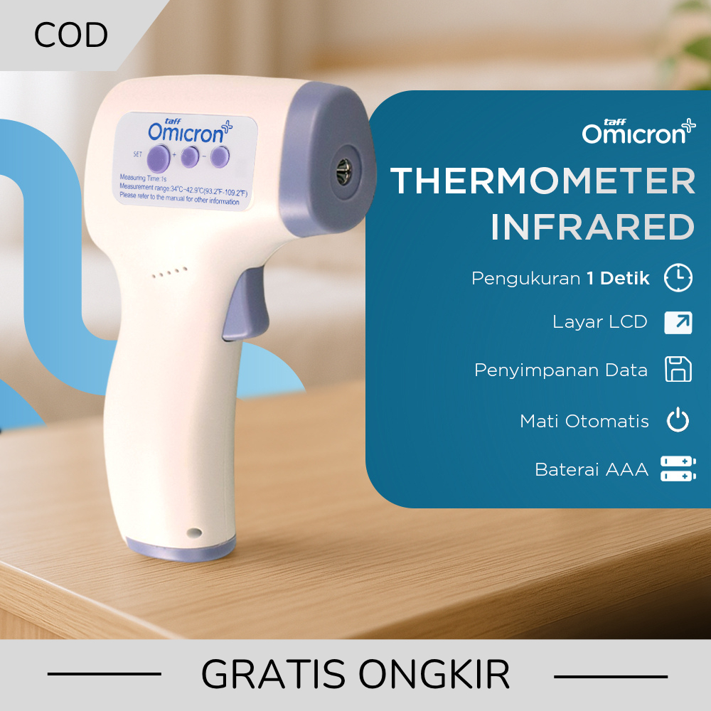 Jual Thermo Gun Digital Termometer Tembak Thermometer Infrared Murah ...