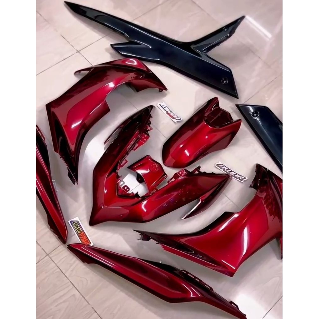Jual Bodi Aerox New Repaint Monlight Red Gen2 Bebas Reques Warna ...