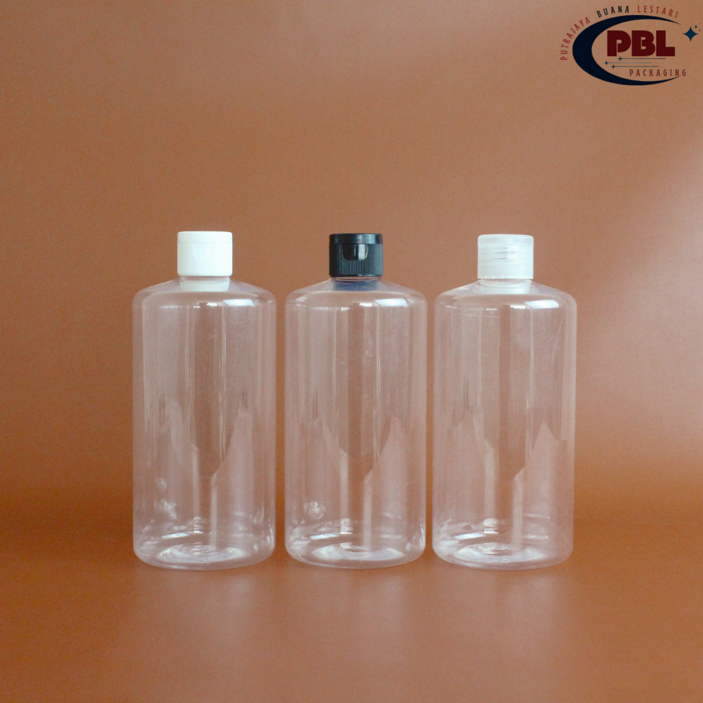Jual Botol Fliptop 500ml / Botol HS 500ml Natural - Tutup Fliptop ...