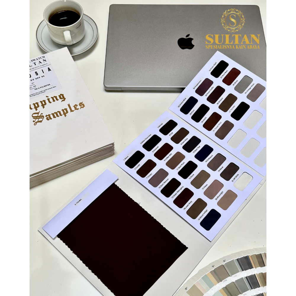 Jual Buku Katalog Sampel Warna Kain Sultan- Color Guide Swatch | Shopee ...