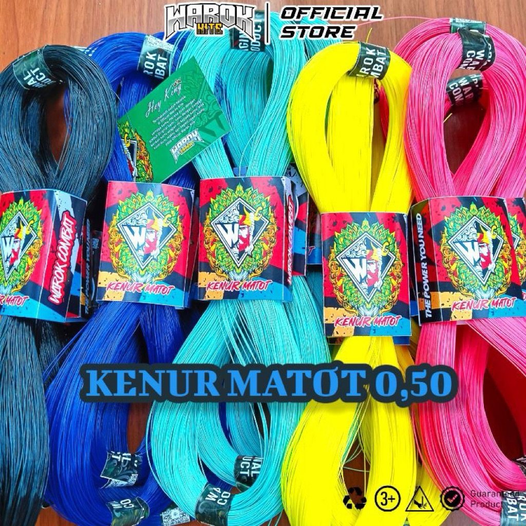 Jual Senar/Kenur Layangan MATOT UK 0,50 By Warok (Satu Gulungan Penuh ...