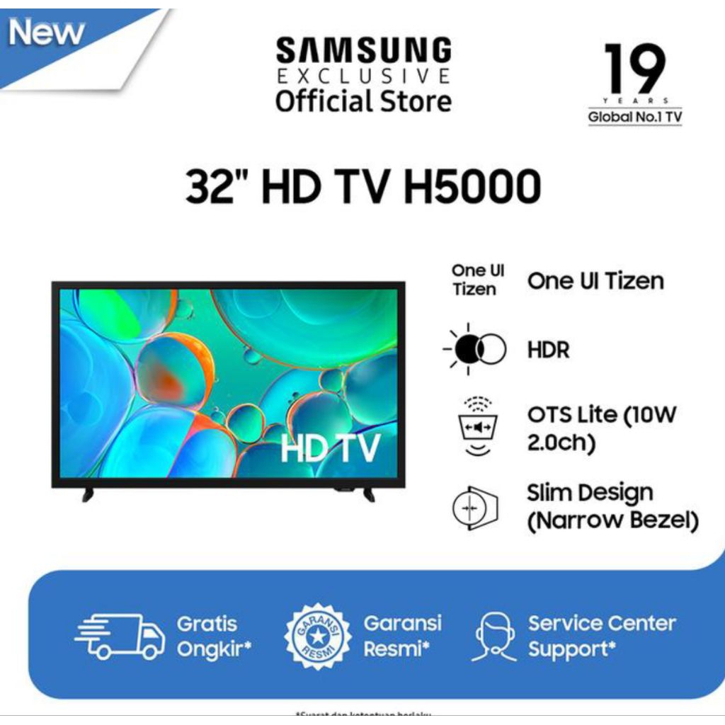 Jual TV SAMSUNG SMART LED 32 INCH 32H5000 | Shopee Indonesia