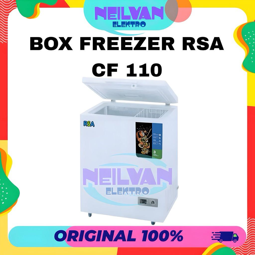 Jual Box freezer RSA 100 liter CF110 baru garansi resmi | Shopee Indonesia