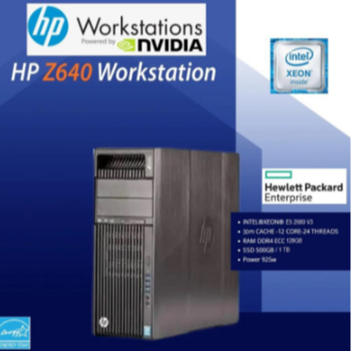 Workstation HP Z640 Ricondizionata: 16-Core 2.40GHz E5-2630 V3, 32GB RAM, 256GB SSD + 1TB HDD, Scheda Grafica K2200 E Windows 10 Pro