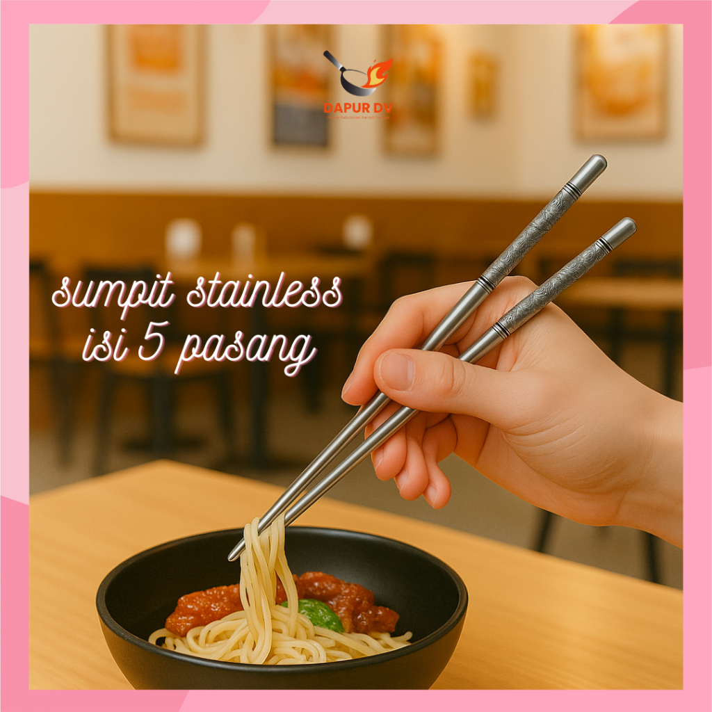 Jual Sumpit stainless steel - isi 5 pasang | Shopee Indonesia