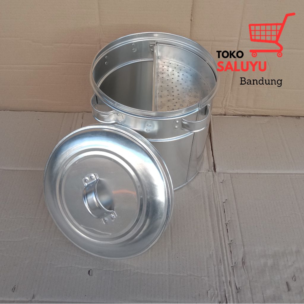 Jual Dandang Buleng Cuanky Bakso Sarang Alumunium 24cm 26cm 28cm ...