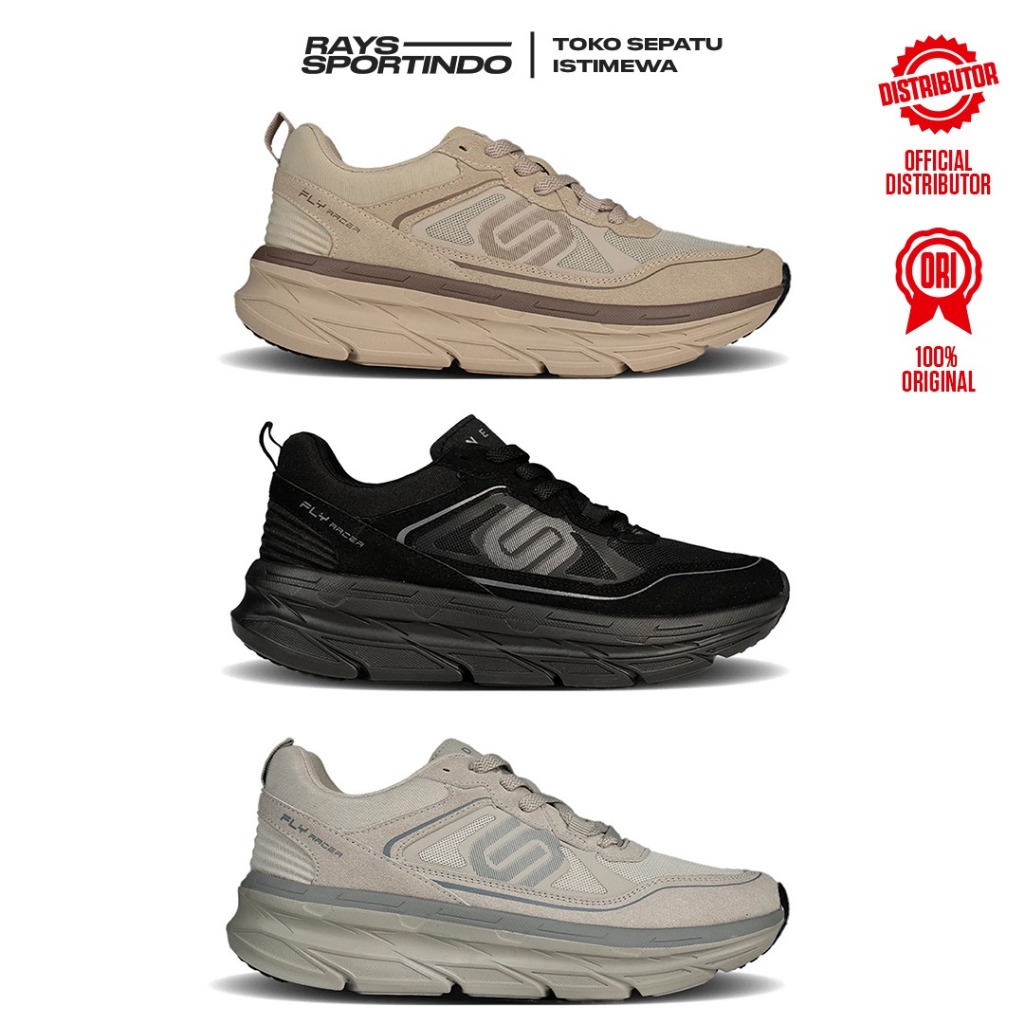Jual SEPATU SNEAKERS UNERD FLY RACER WALKING SHOES | Shopee Indonesia