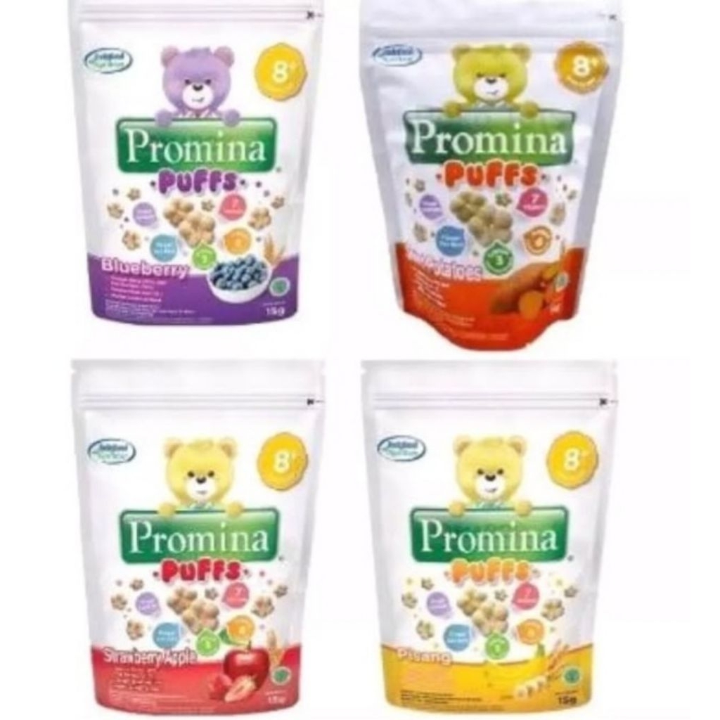 Jual PROMINA RICE PUFFS 15 Gram | Shopee Indonesia