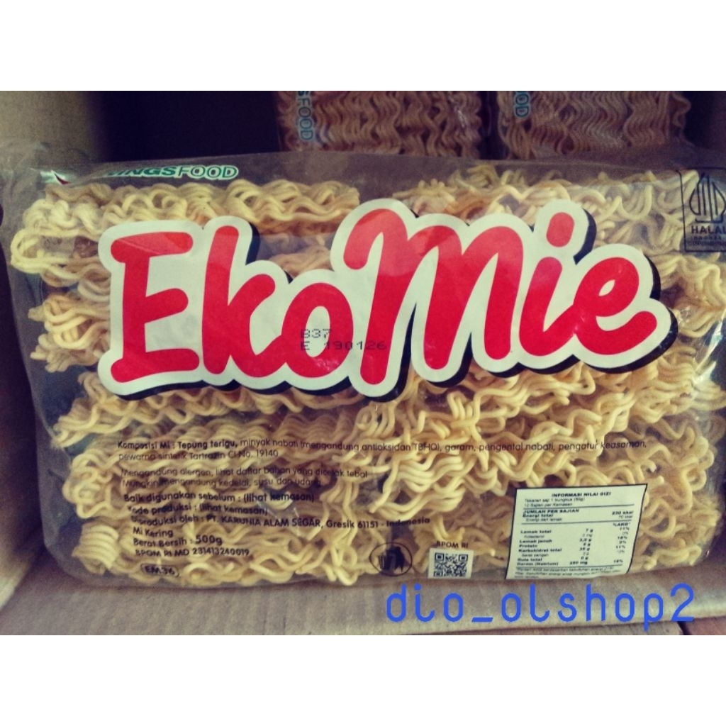 Jual ekomie besar 550gr(isi 10 keping) | Shopee Indonesia