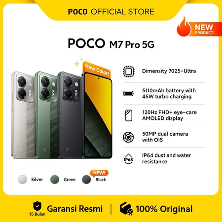 POCO M7 Pro 5G untuk content creator pemula dengan kamera OIS dan baterai besar
