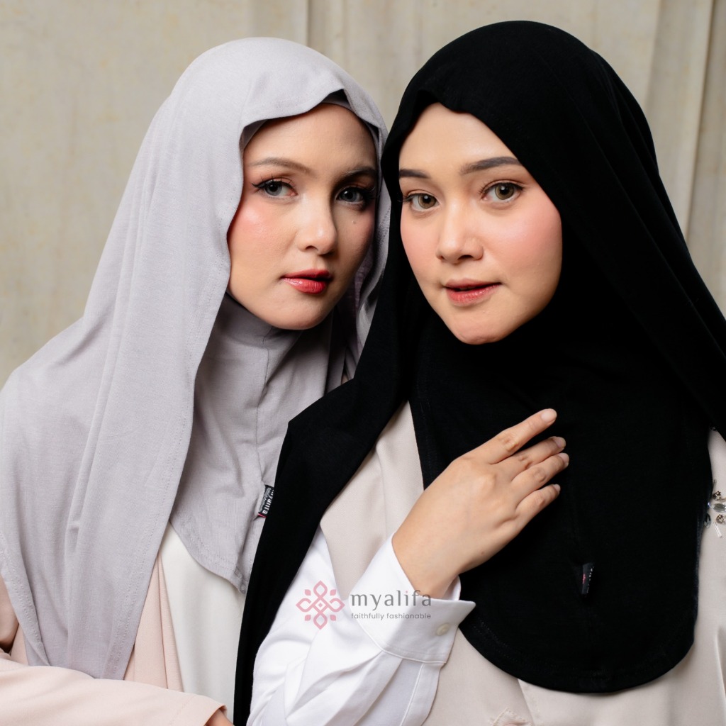 Hijab Pashmina Instant Curve Inner Menutup Leher Rayon Viscose Airy Airflow Jess - foto 5