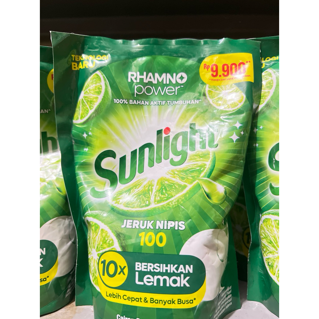 Jual Sunlight Jeruk Nipis Cairan Pencuci Piring Rhamno Power 430gr ...