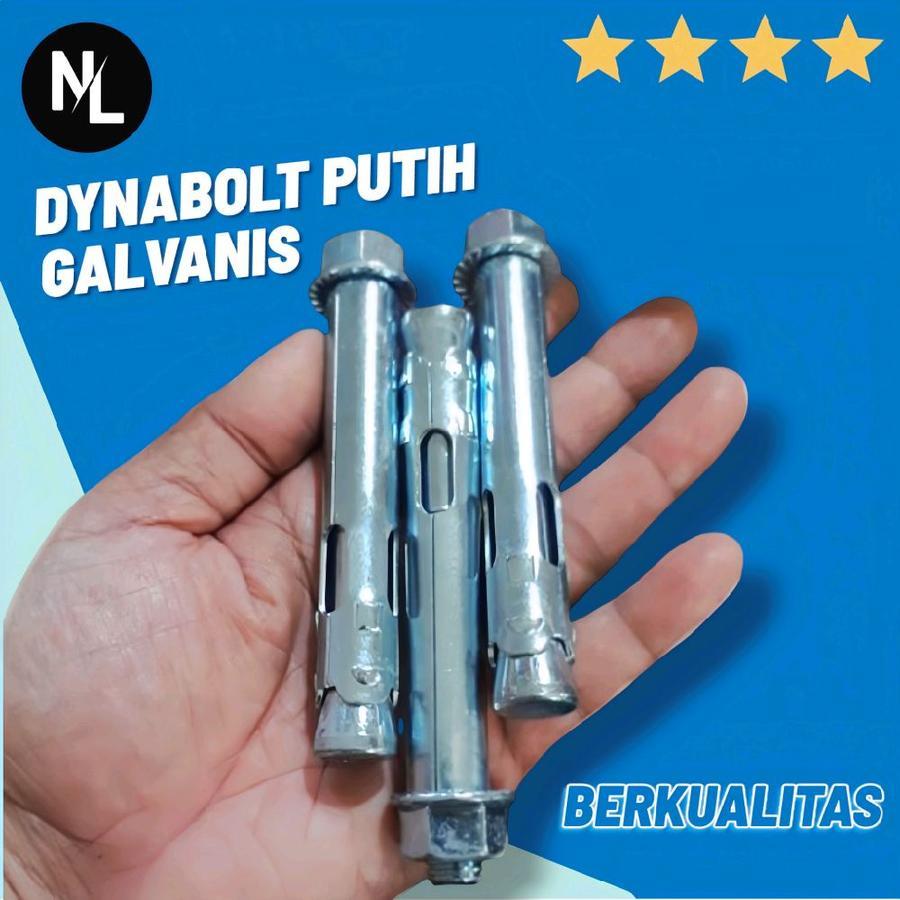 Jual M12X120 DYNABOLT PUTIH / DINABOLT M12 GALVANIS (12CM) | Shopee ...